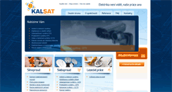 Desktop Screenshot of kalsat.cz